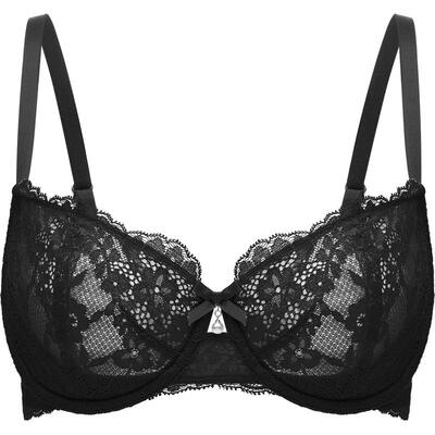 维密法式蕾丝小珍珠文胸