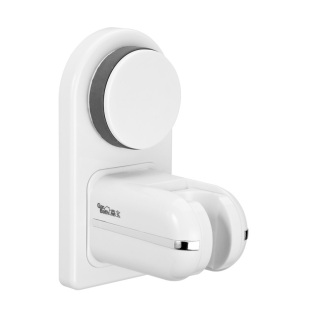 嘉宝花洒座花洒支架浴室免打孔吸盘式淋浴喷头底座壁挂固定挂架子