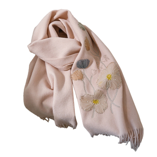 羊毛围巾礼盒送妈妈中老年人奶奶婆婆长辈羊绒生日的礼物实用礼品