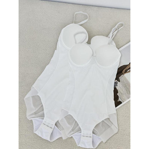F 44802 Tummy Control Cami Bodysuit 收腹束腰吊带连体塑身衣