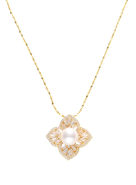 花间S925纯银淡水珍珠项链轻奢