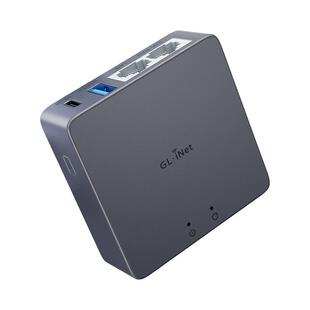 glinet MT2500A有线路由器千兆智能迷你网关家用2.5G端口USB无wifi弱电箱便携金属壳小型万兆交换机旁路由