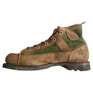 3516厂65式伞兵靴男夏季跳伞靴固特异工艺高帮工装鞋翻毛皮帆布靴