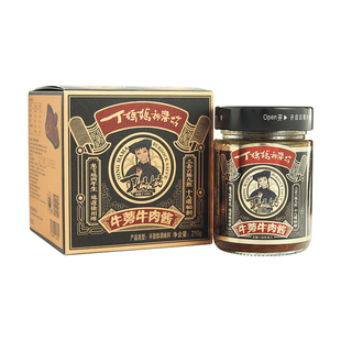 丁妈妈牛肉酱香辣拌饭拌面酱菜下饭杂酱面辣椒酱料天利牛蒡酱210g