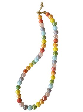 RTZHANG多巴胺彩色琉璃串珠项链