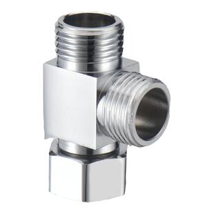 三通分水器活接4分水龙头接头水管配件四分转换活结分水阀