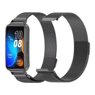 适用于华为手环8表带手环10/9新款荣耀7/6Pro米兰尼斯磁吸金属替换腕带运动智能手环八男女生高级官方非原装