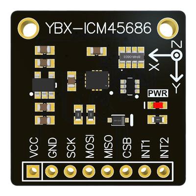 全新现货YBX-ICM45686六轴动作惯性测量单元传感器模块 支持STM32