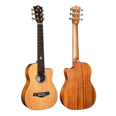 单板云杉木小吉他初学入门