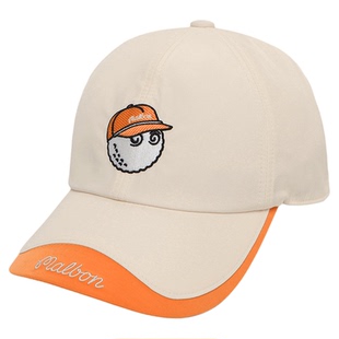 25夏季韩国MALBON高尔夫帽子男女同款户外运动休闲鸭舌帽防晒舒适