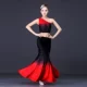 Плечо черный красный градиент, инкрустированная 360 -дегровая юбка