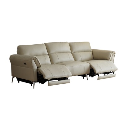 欧派电动功能真皮沙发