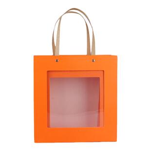 开窗天地盖礼物包装盒节日礼盒橱窗手提袋跨境折叠伴手礼回礼礼盒