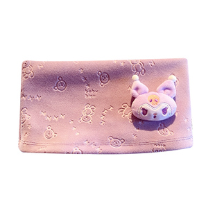 2025新款儿童围巾秋冬可爱挂耳面罩围脖男童女孩护颈脖套防寒口罩