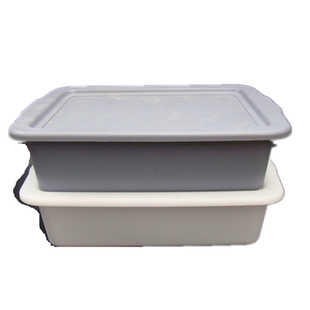 餐具收纳盆酒店加厚长方形塑料盆盘周转箱洗菜带盖厨房收餐洗碗盆