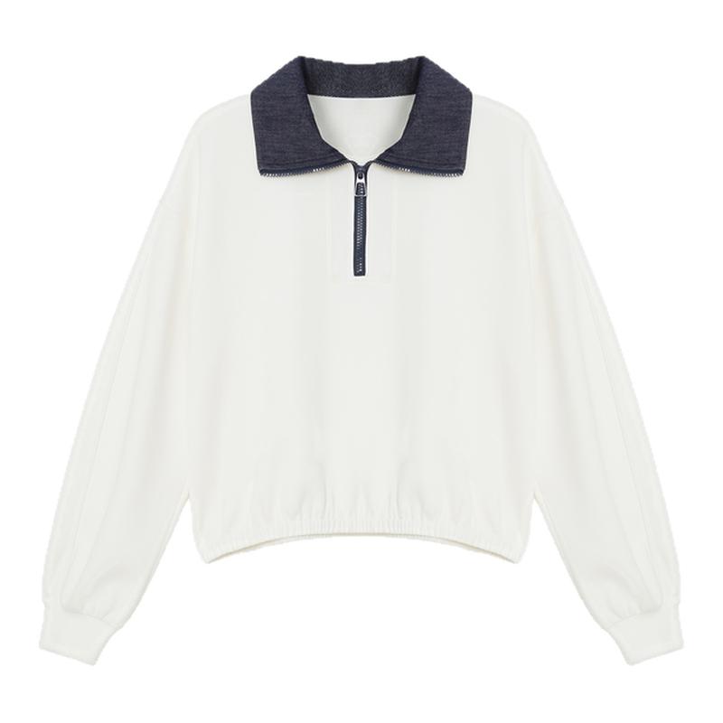 【KOMPASU/全新奢品】舒适女士卫衣2026春季新款CBW8550021奶油白