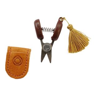 COHANA日本进口迷你豆豆剪刀带保护套夹剪修小线剪手工制裁缝纫剪