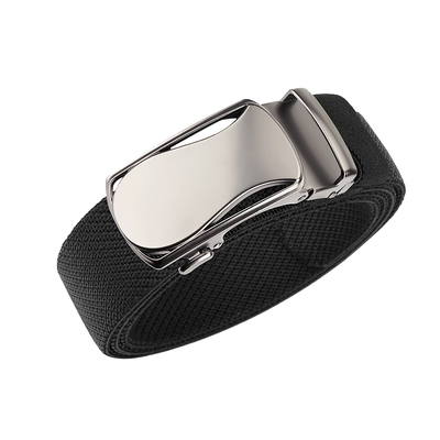 休闲合金自动扣免打孔弹力腰带