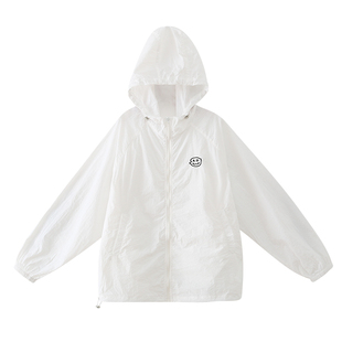 女童外套2025夏装新款女大童初中生薄款透气连帽防晒衫儿童防晒衣