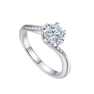 结婚Zbird钻石戒指18K金