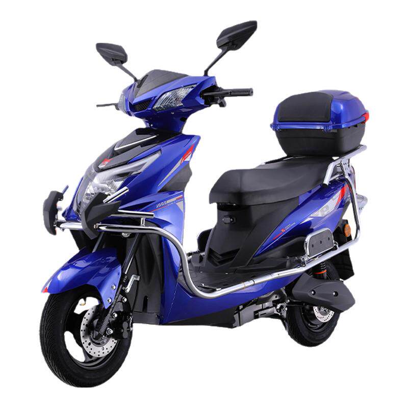 2025战神电动车60-72V成人踏板电瓶车男女长跑外卖高速电动摩托车