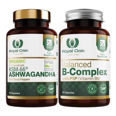 【组合】皇家橡树南非醉茄+活性维生素B族搭配皮质醇健康新陈代谢