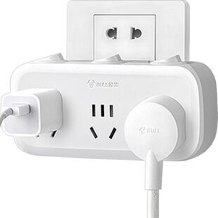 公牛插座转换器插排多插位插线板多功能排插面板多孔插头扩展器