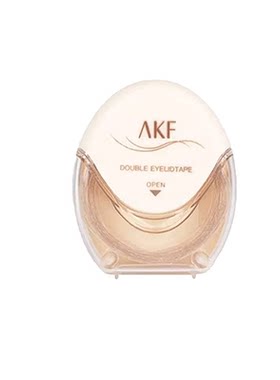 AKF双眼皮贴女自然超隐形无痕大眼肿眼泡专用蕾丝橄榄型斜切持久