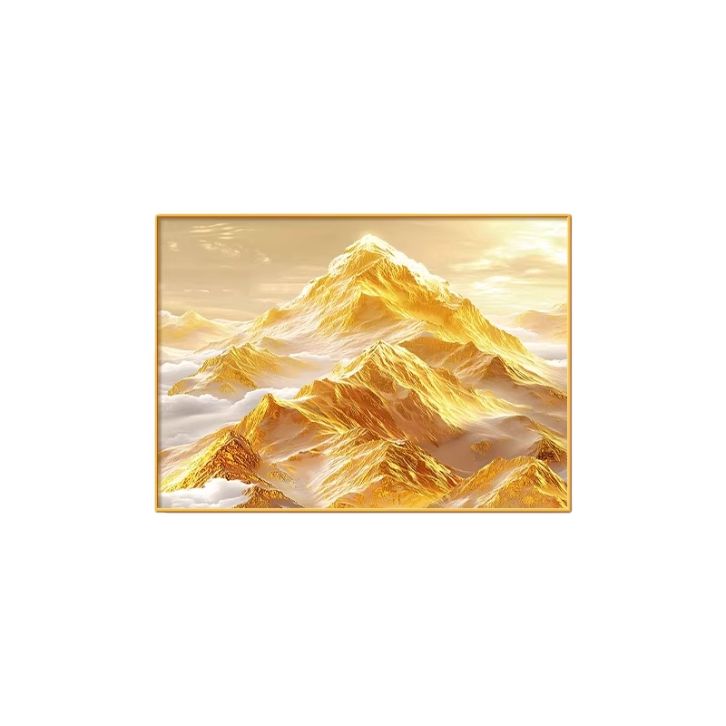 现代简约电表箱遮挡日照金山装饰