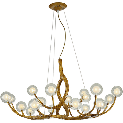 原木风树枝泡泡灯吊灯超凡脱俗