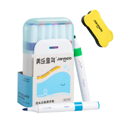 美乐童年儿童粗细双头白板漂浮笔