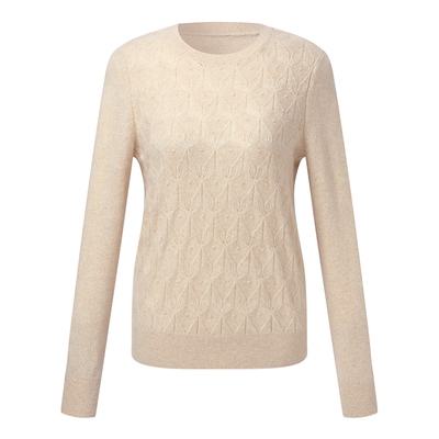 歌莉娅冬季全羊绒毛织上衣打底衫