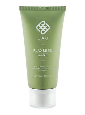 UAU泰国亚麻净颜水润洁面乳洗面奶清洁保湿150g