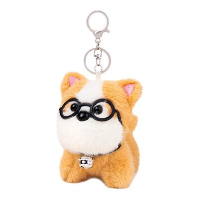 YUYI可爱柴犬铃铛小狗挂件钥匙扣