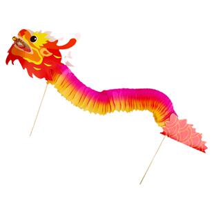 国庆节手工材料幼儿园儿童舞龙手工折纸制作材料包中国龙纸杯玩具