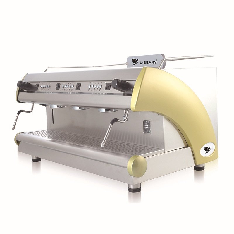 L-BEANS商用意式半自动咖啡机 三头电控商用咖啡机网咖,厨房电器,咖啡机,淘宝优惠券,粉丝福利购,淘宝优惠卷