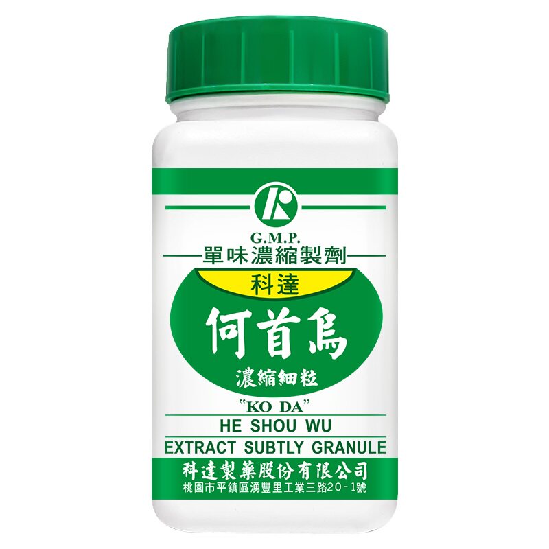 科达制药何首乌浓缩颗粒100g官方旗舰店正品中药材