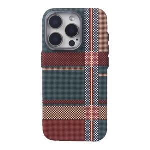 Urban Case 苏格兰格纹浮雕水贴磁吸适用于iPhone16promax手机壳苹果15promax保护套硬壳肤感磨砂硬壳个性