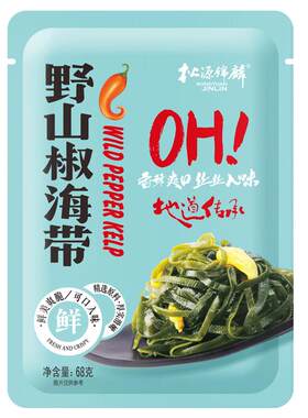 松源锦麟香辣野山椒山东海带丝