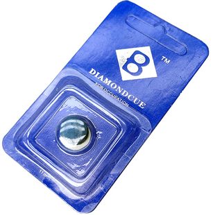 超级蓝钻皮头台球杆小头皮头10mm斯诺克桌球杆枪头免修压制替换头