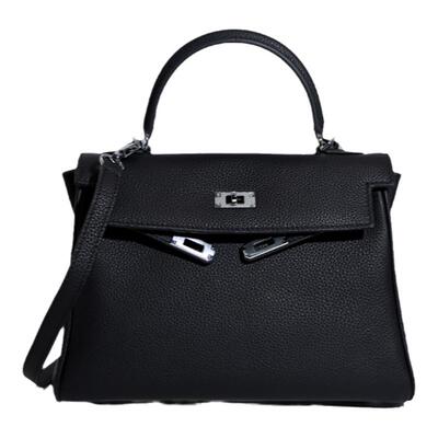 哈妞家真皮二代小方包宽肩带包包