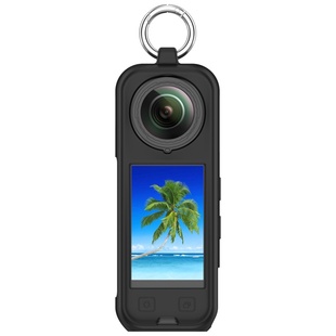 适用于Insta360 X5全景运动相机保护套影石X4液态硅胶保护壳智能运动镜头防摔防刮外壳配件便携收纳