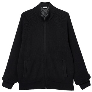 杰克琼斯春季男装立领毛衣针织衫开衫拉链时尚潮流百搭休闲男款