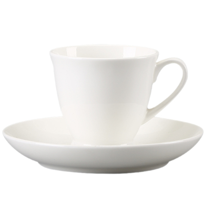 品味骨瓷浓缩100毫升咖啡杯纯白