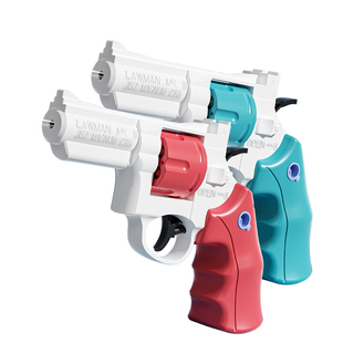 呲水枪儿童玩具喷水连发小手抢戏水滋水枪点射左轮男女孩玩具成人