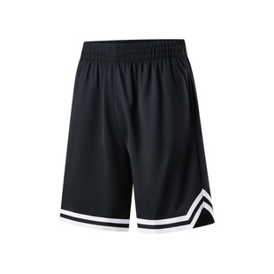 匹克篮球针织四分裤男夏季比赛训练篮球运动裤球裤健身跑步裤