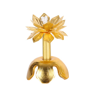 多功能伸缩莲灯芯水晶油灯莲花灯架环保酥油灯绳灯架