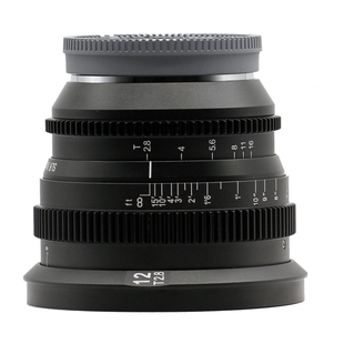 slrmagic12mmT2.8超广角定焦零畸变手动对焦电影e卡口m43卡口镜头