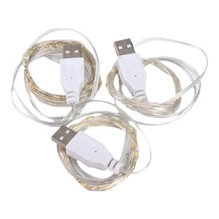 usb铜线灯 led铜线灯串 2m20灯宿舍卧室网红七彩 星星灯铜丝灯串