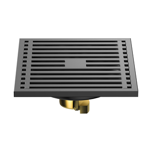 304不锈钢枪灰色防臭地漏淋浴厕所卫生间下水道洗衣机浴室全铜芯